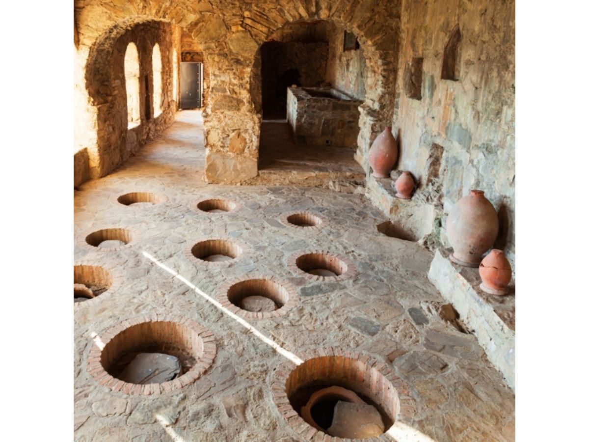 Ancient Mediterranean fermentation and wine storage systems