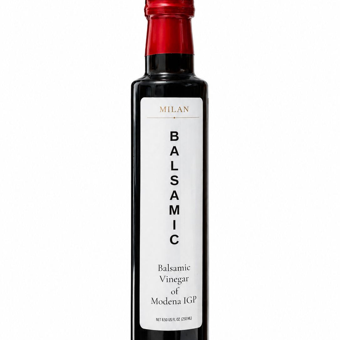 Milan Balsamic Vinegar of Modena IGP bottle, 250ml, made in Italy
