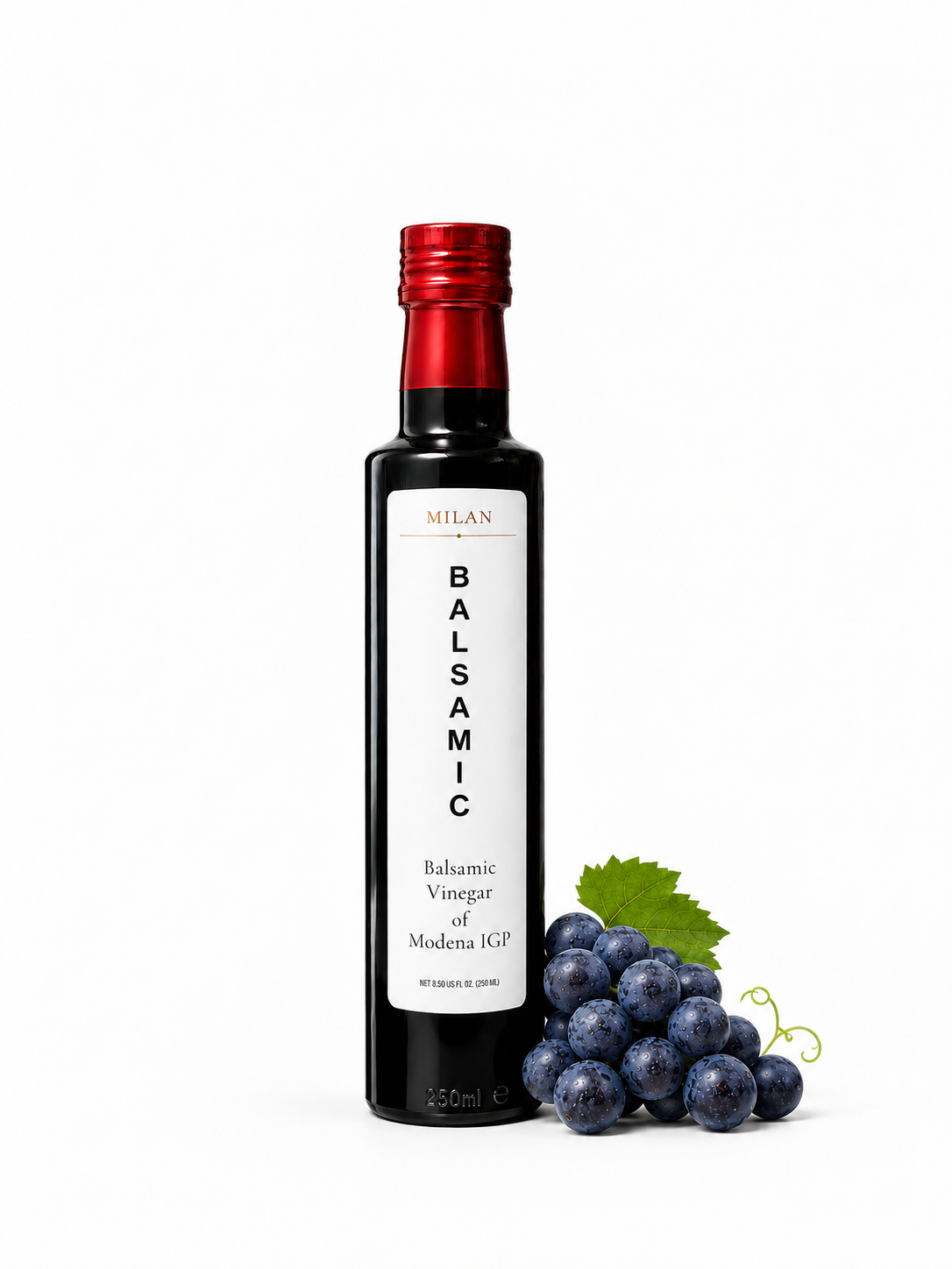 Milan Balsamic Vinegar of Modena IGP bottle, 250ml, made in Italy