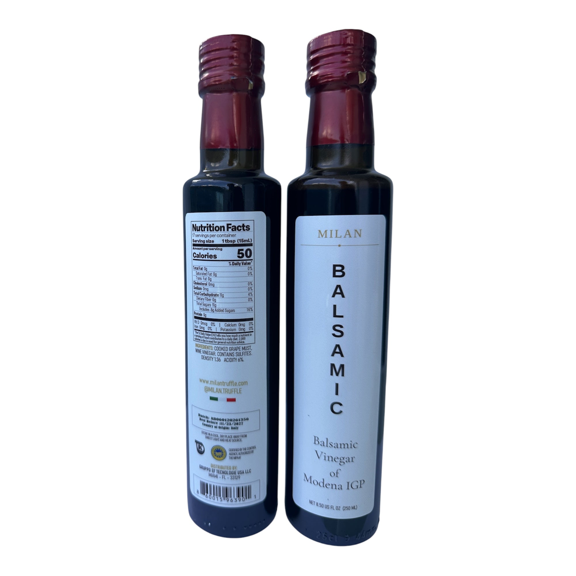Premium Balsamic Vinegar of Modena IGP | Product of Italy – Milan