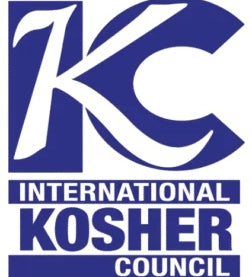 Logo of the International Kosher Council with blue and white colors.