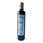 Back of Milan Truffle Italian Extra Virgin Olive Oil 500 mL bottle showing the Nutrition Facts label