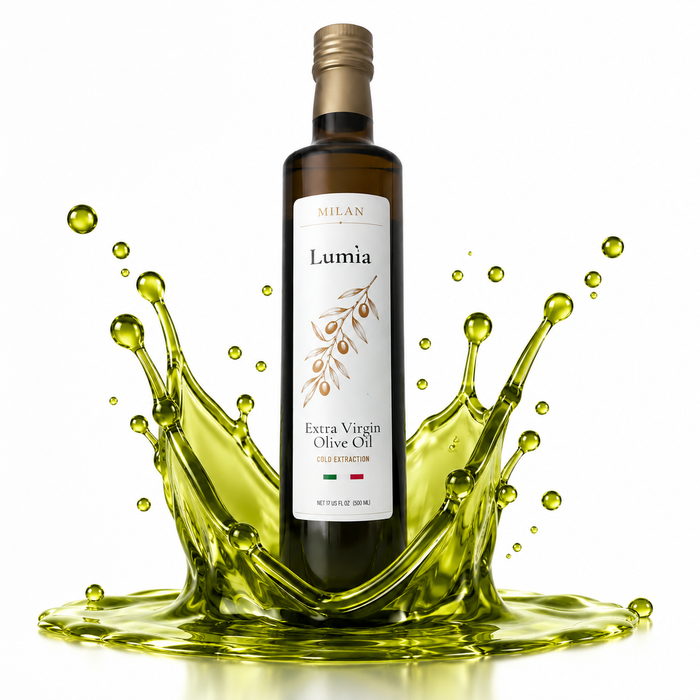 Two bottles of Milan Truffle 100% Italian Extra Virgin Olive Oil