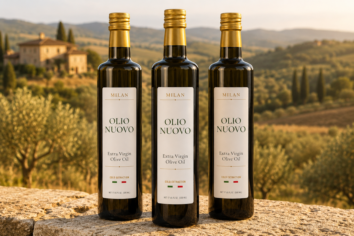 Olio Nuovo 2026 box of 3 bottles